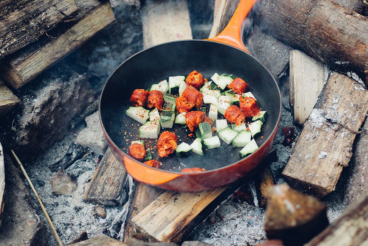 Poêle sur feu de camping*ATTR