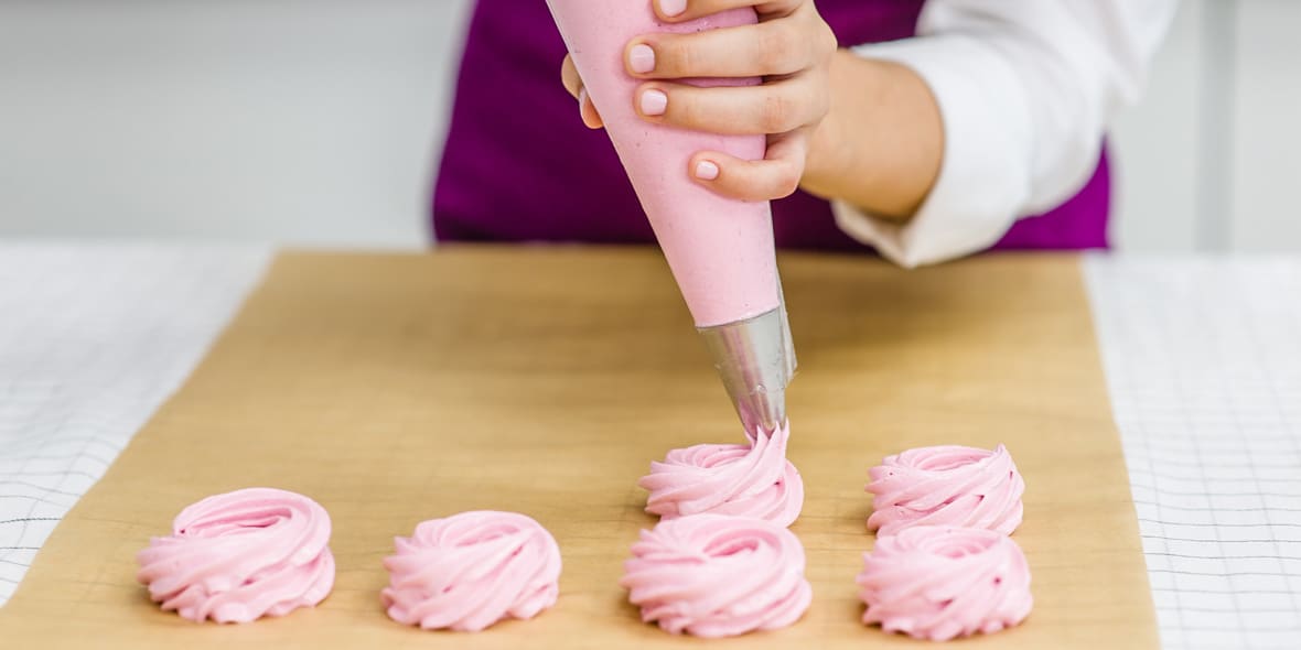 Poche à douille en silicone réutilisable et 3 douilles inox