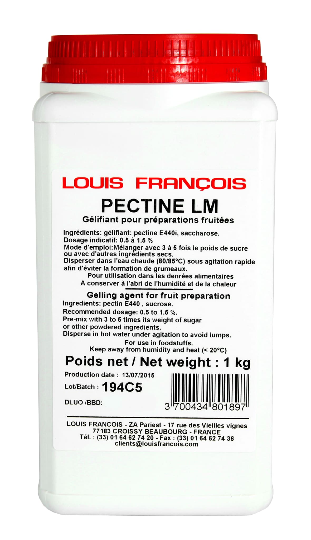 Pectine LM e440i (Louis François).*ATTR