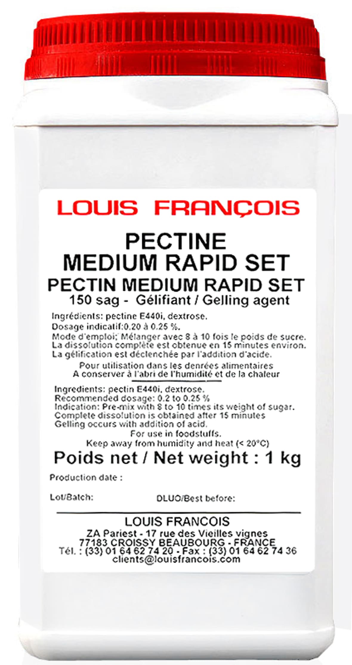 Pectine Medium Rapid Set (Louis François).*ATTR