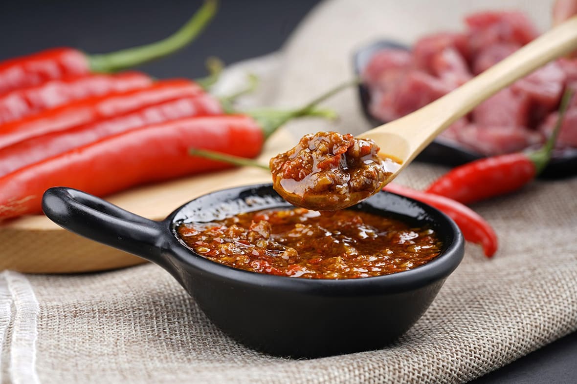 Sauce aux Noix de Pécan et au Roquefort.*ATTR