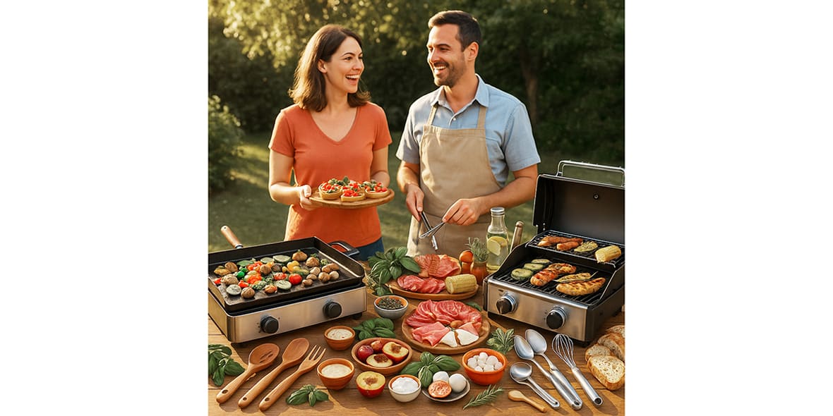 Grill et Plancha : transformez votre jardin en cuisine de plein air!