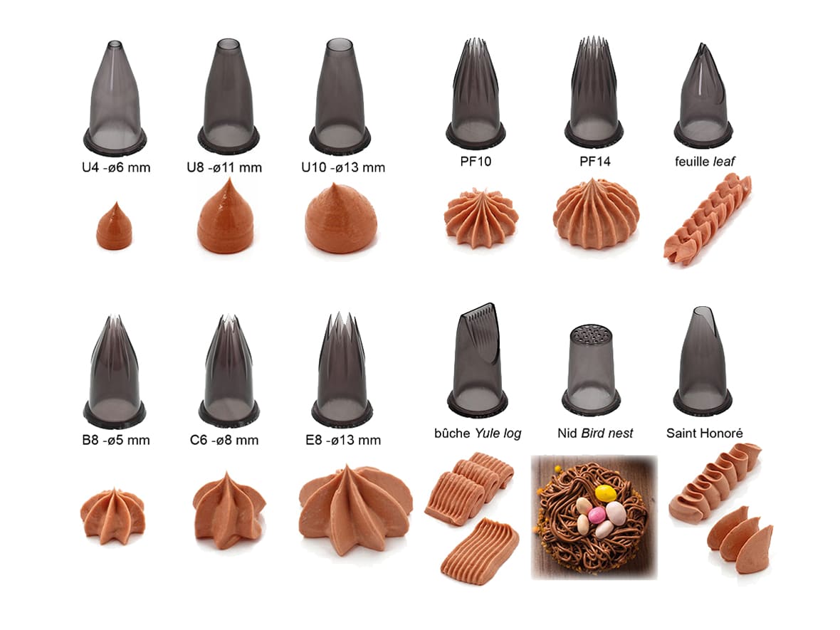 Douilles patisserie.*ATTR