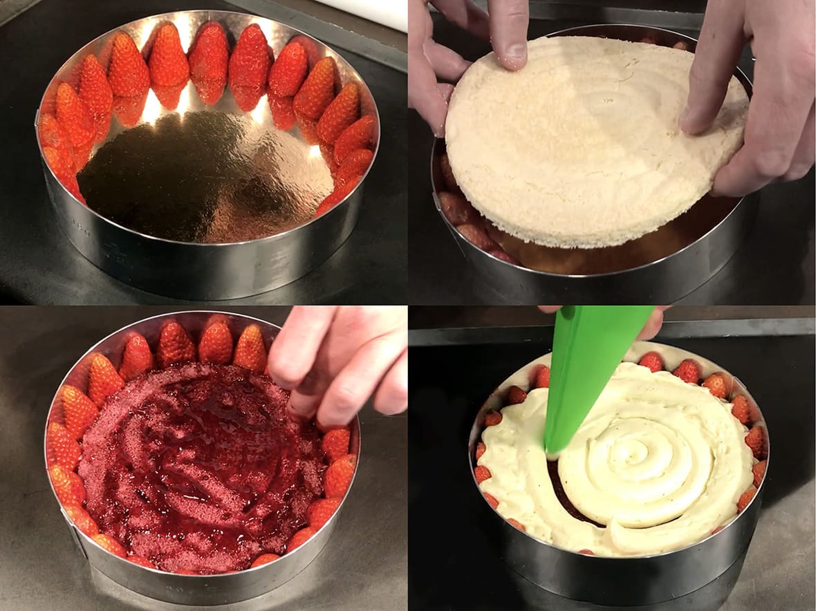Montage du fraisier.*ATTR