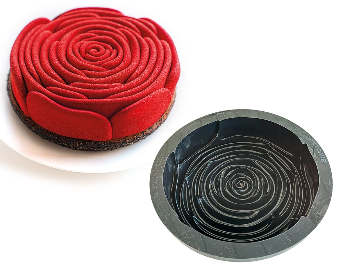 Moule silicone « La vie en rose ».*ATTR