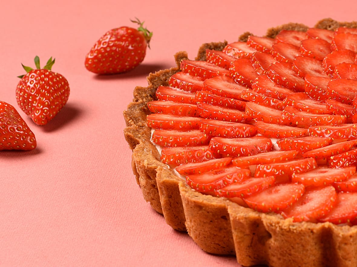 Tarte aux Fraises gariguettes.*ATTR