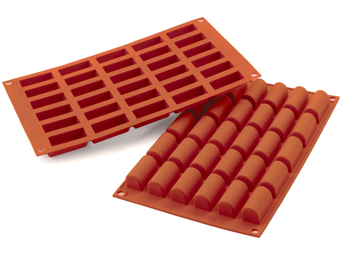 Moule silicone mini bûchettes.*ATTR