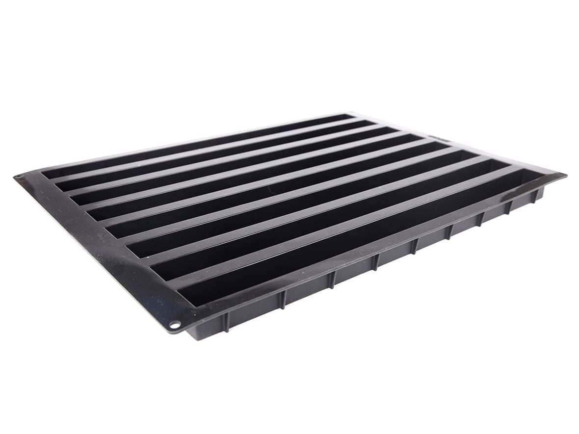 Plaque silicone professionnel mini bûche carrée.*ATTR