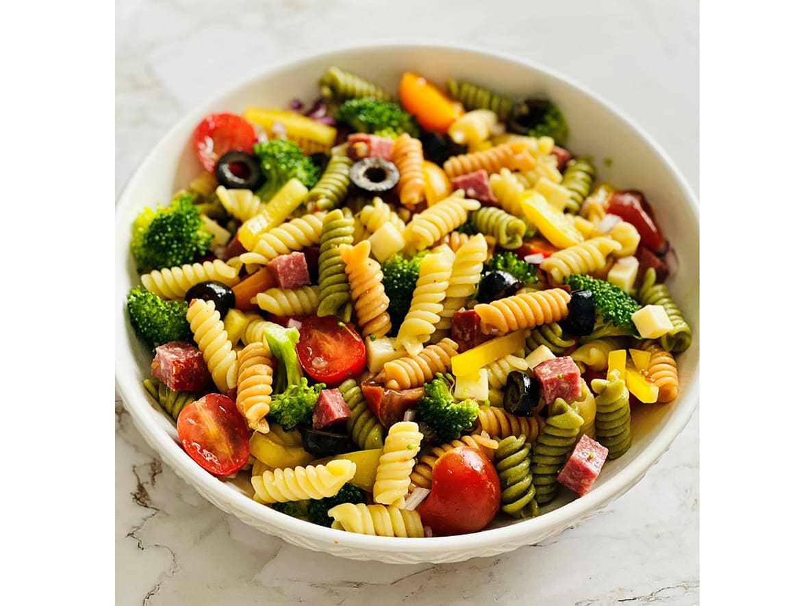Salade de fusilli.*ATTR