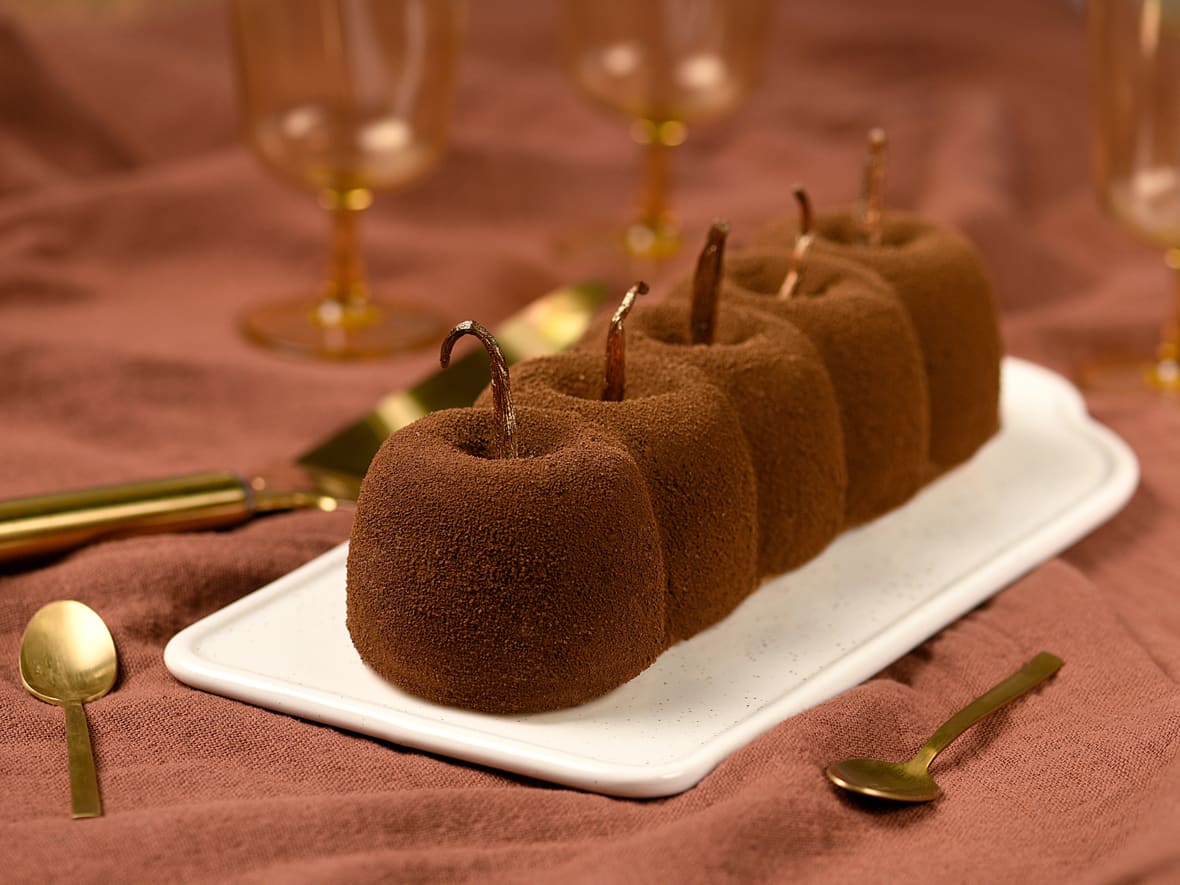 Bûche de Noël Dulcey pomme speculoos.*ATTR