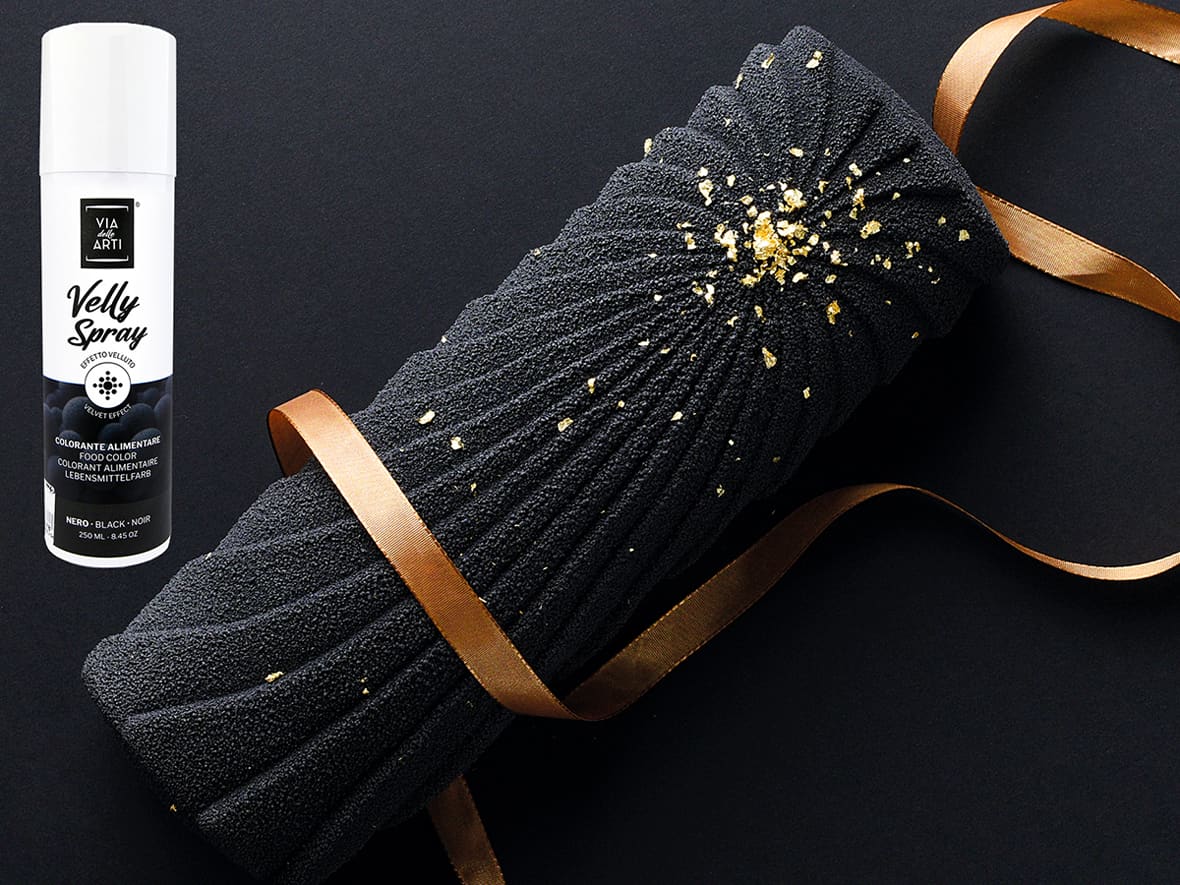 Spray velours patisserie noir Via delle Arti.*ATTR