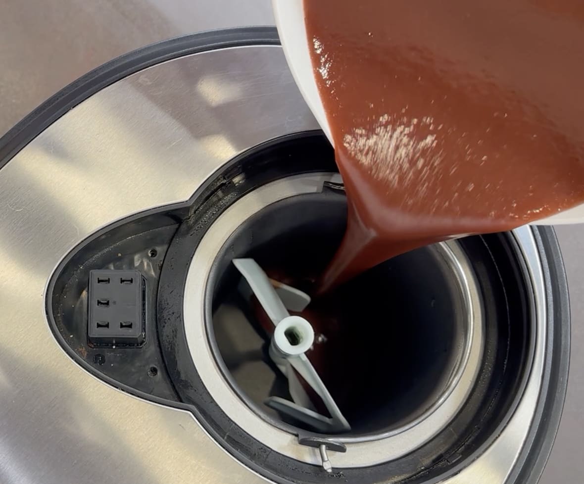 Sorbet après maturation.*ATTR