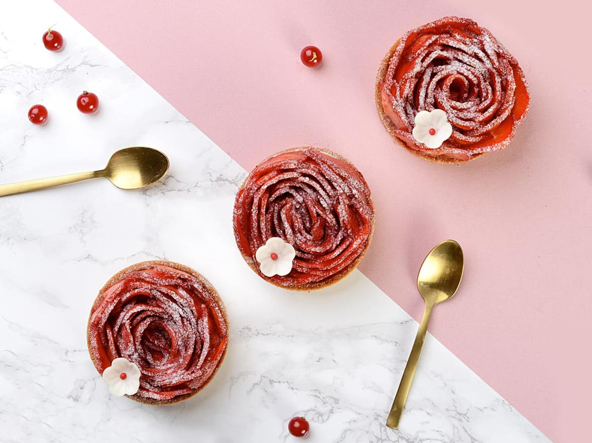 Tartelettes aux fraises.*ATTR