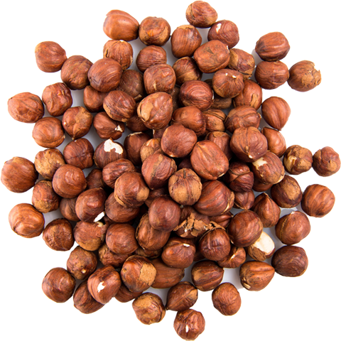 Whole shelled
hazelnuts