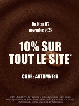 -10% sur tout le site avec le code automne10*ATTR