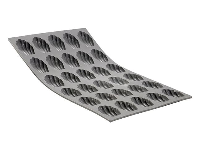 Stampo siliconico Elastomoule - 30 mini madeleine - 30 x 17,6 cm - De Buyer