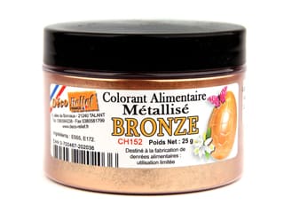 Colorante alimentare in polvere bronzo metallizzato