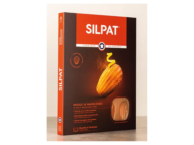 Stampo silicone madeleines Silpat - 12 madeleines - 40 x 30 cm - Demarle
