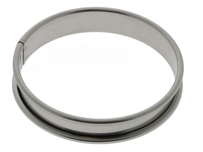 Cerchio per crostata in acciaio inossidabile - h 2 cm - Ø 10 cm - Gobel