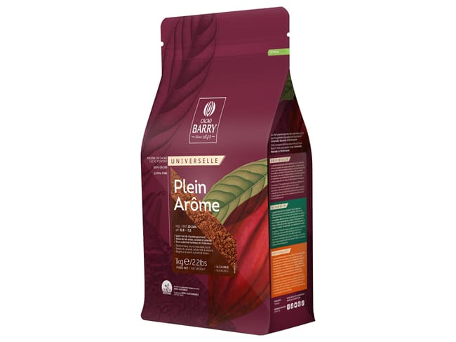 Cacao in polvere - Pieno Aroma - 1 kg - Cacao Barry