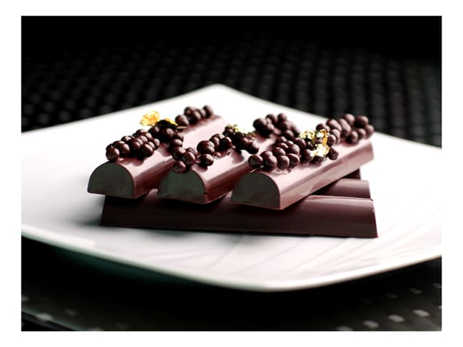 Stampo per barrette al cioccolato arrotondate - 27,5 x 17,5 cm - 27,5 x 17,5 cm - Cacao Barry