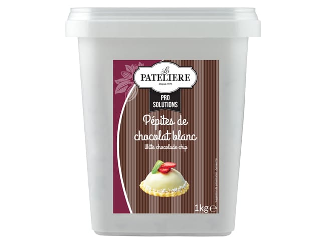 Gocce di cioccolato bianco - 1 kg - La Patelière