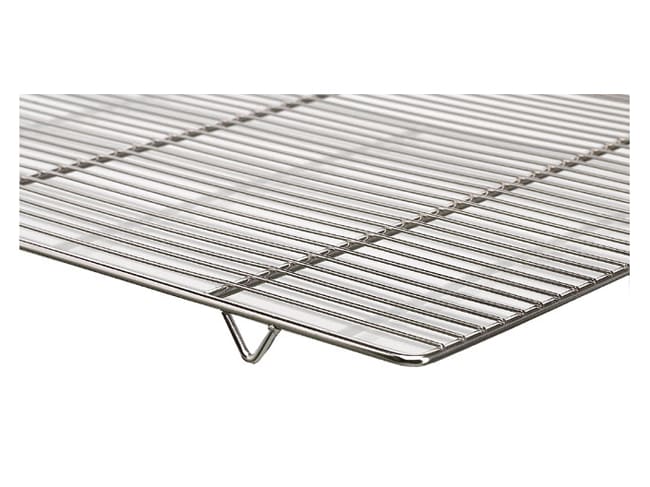 Griglia di acciaio inossidabile con piedini - 60 x 40 cm - Matfer