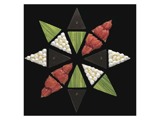 Torta in triangoli individuali - Otto triangoli da torta - Matfer