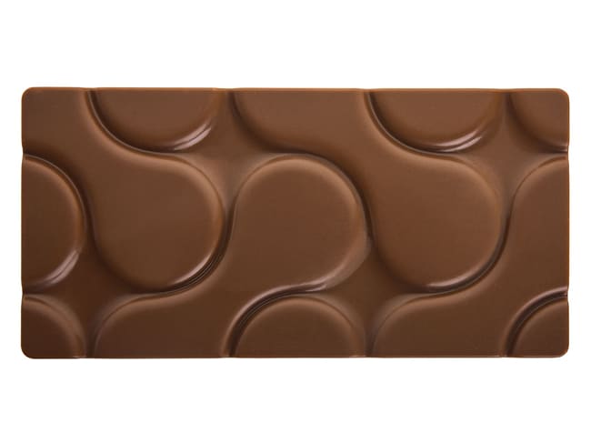 Stampo per cioccolato "Flow" - 3 barrette - Di Vincent Vallée - Pavoni