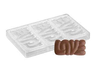 Stampo per cioccolato "Love"