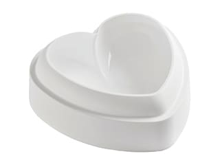 Stampo in silicone a cuore bombato