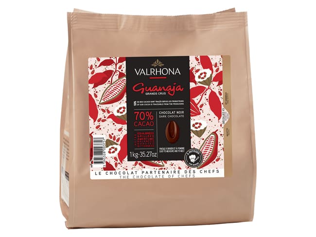 Cioccolato fondente Guanaja 70% - 1 kg - Valrhona
