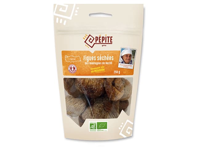 Organic dried figs - 250 g - Pépite