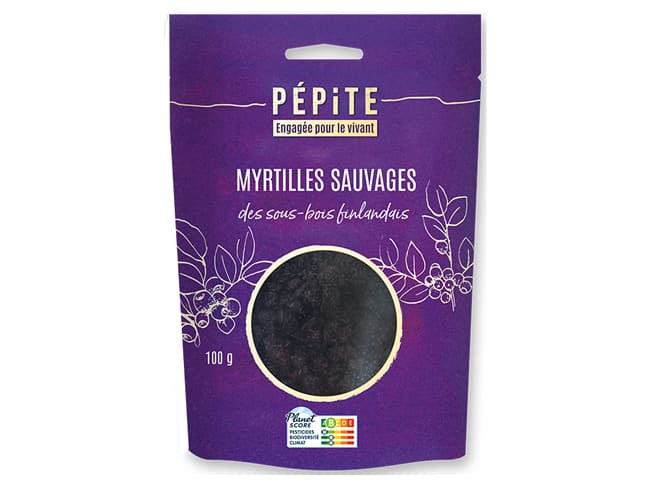 Organic wild blueberries - 100 g - Pépite