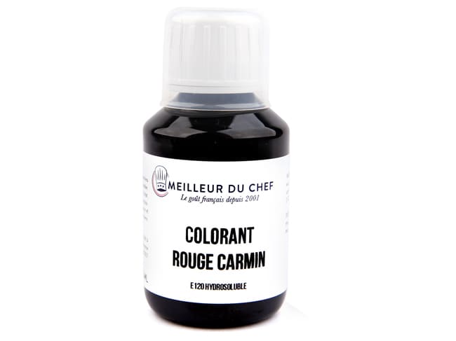 Carmine Red Liquid Food Colouring - Water Soluble - 1litre - Meilleur du Chef