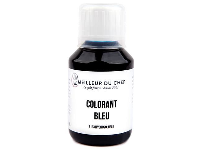 Blue Food Colouring E133 - Water soluble - 115ml - Meilleur du Chef