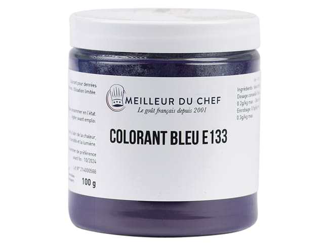 Brilliant Blue Food Colouring E133 - Water soluble - 100g - Selectarôme