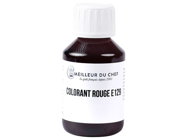 Red Food Colouring E129 - Water soluble - 1litre - Meilleur du Chef