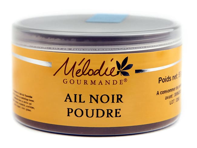 Black Garlic Powder 55g - Mélodie Gourmande