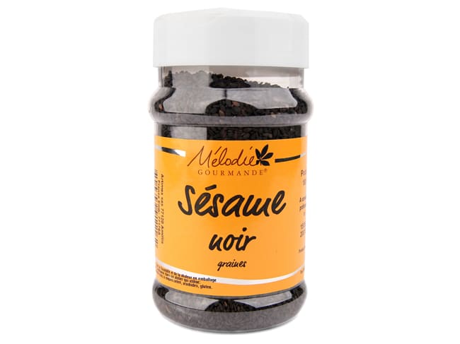 Black Sesame Seeds 180g - Mélodie Gourmande