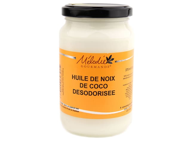 Deodorised Coconut Oil - 370ml - Mélodie Gourmande