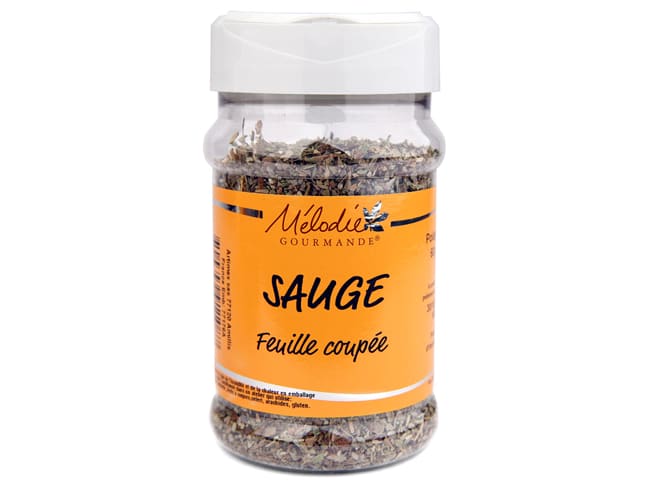 Dried Sage, Chopped 60g - Mélodie Gourmande