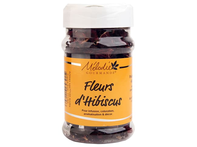 Dried Hibiscus Flowers 45g - Mélodie Gourmande