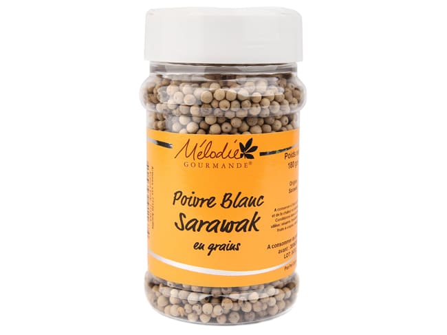 White Sarawak Pepper 180g - Mélodie Gourmande