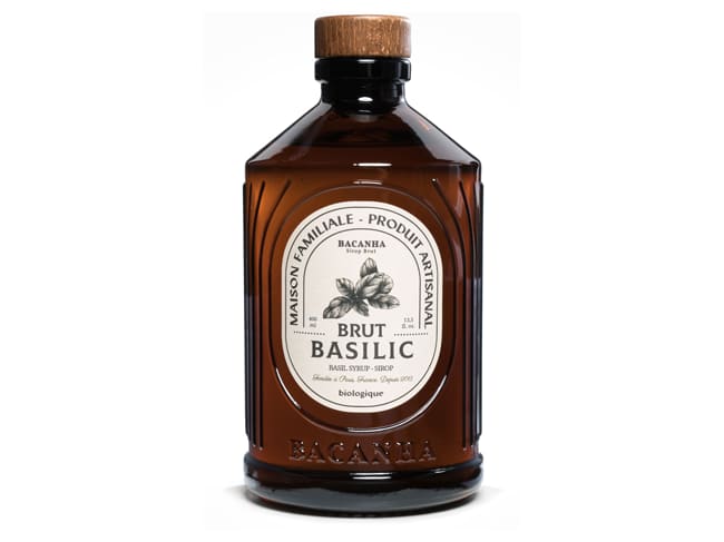 Organic Basil Syrup - 40cl - Bacanha