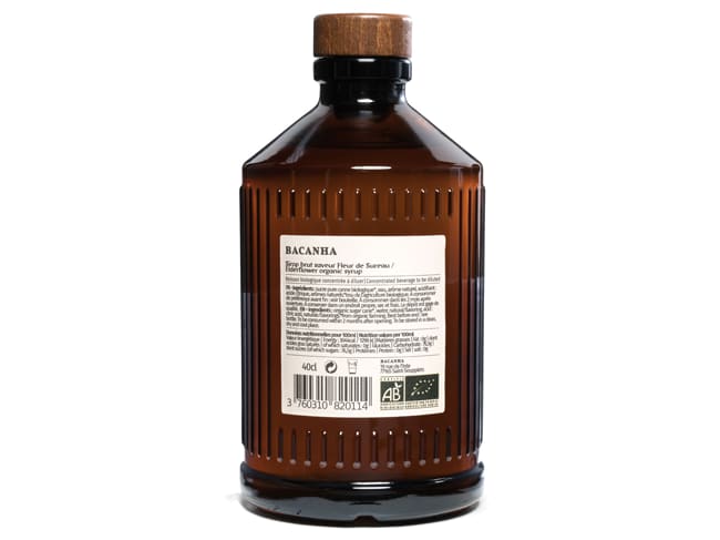 Organic Elderflower Syrup - 40cl - Bacanha