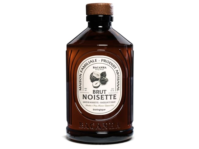 Organic Hazelnut Syrup - 40cl - Bacanha