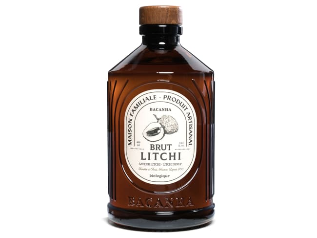 Organic Lychee Syrup - 40cl - Bacanha