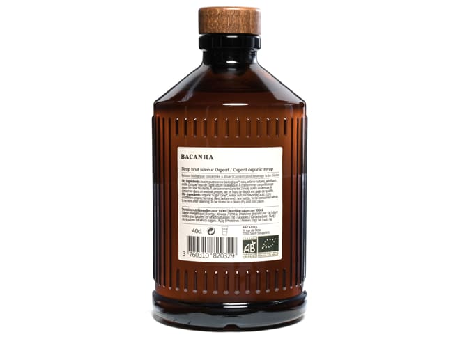 Organic Orgeat Syrup - 40cl - Bacanha