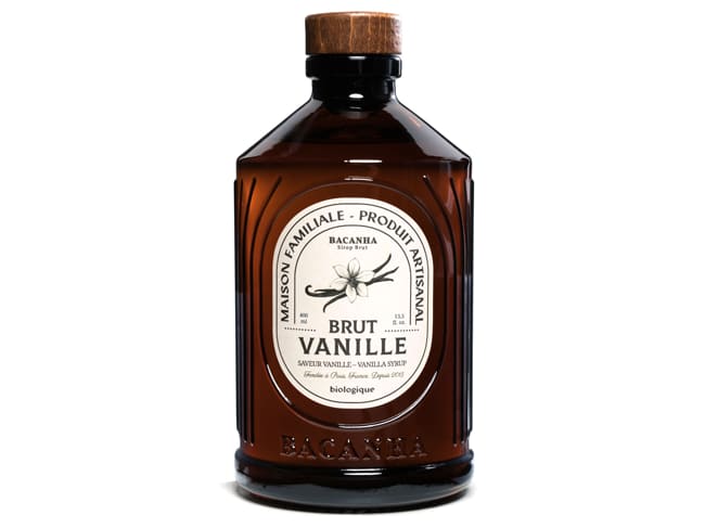 Organic Vanilla Syrup - 40cl - Bacanha